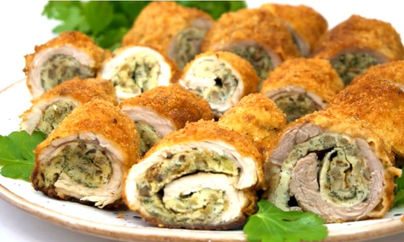 Праздничные мясные рулетики: нежное угощение без сыра