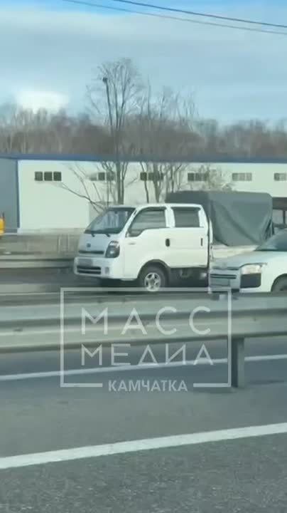 Выезд из города затруднен. ДТП произошло на выезде из Петропавловска-Камчатского на объездной трассе