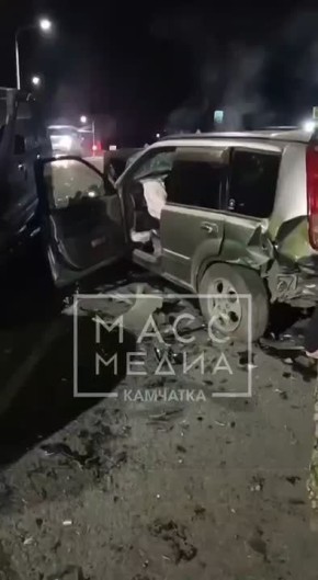 Серьёзное ДТП на 13 км по старой трассе