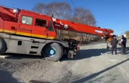 Против водителя автокрана, устроившего ДТП в двумя погибшими на Камчатке, возбуждено дело