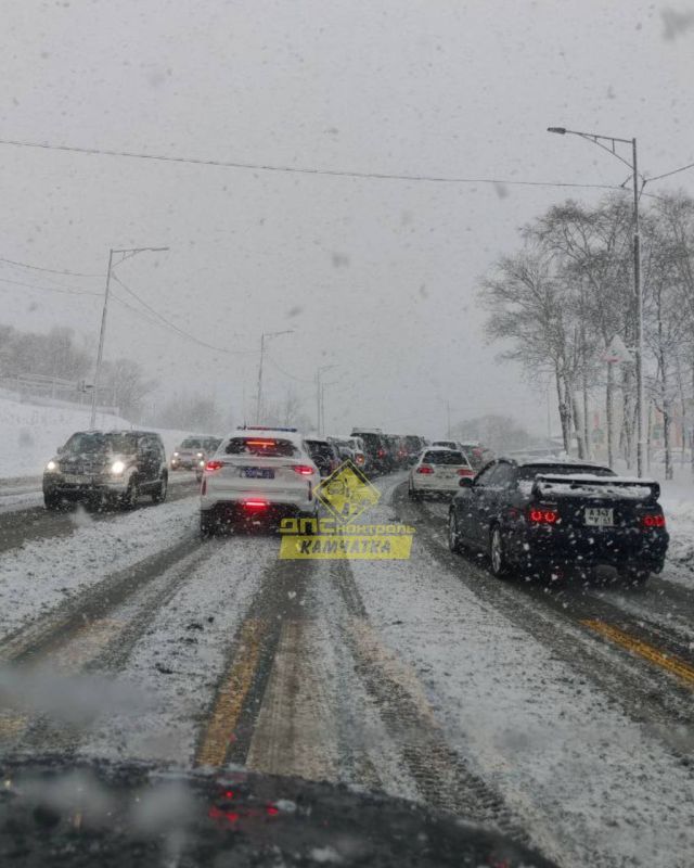 Петропавловск утонул в пробках