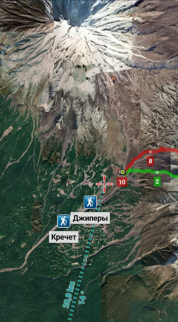 Спасатели добрались до туристов, застрявших на Авачинском перевале на Камчатке