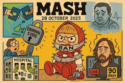 Йо, вечерний Mash на связи! Включайте ночник, проверьте уровень влажности и температуры в спальне, укройтесь утяжелённым одеялом — вот вам дайджест новостей