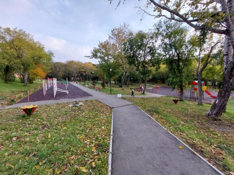 В столице Камчатки реконструируют парк на Индустриальной после прокладки газопровода