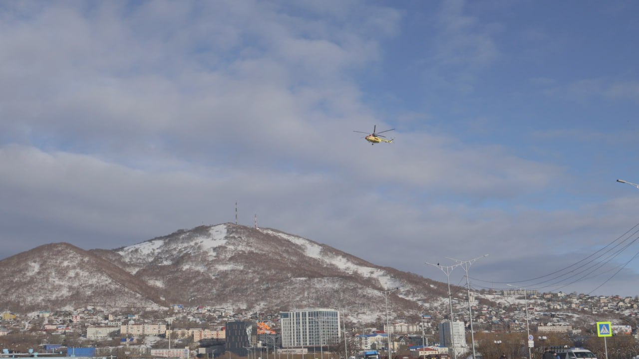 Зрелищные учения прошли в четверг днём в Петропавловске-Камчатском