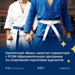 Краевой центр «Воин» запустит совместную программу подготовки с Российским союзом боевых искусств