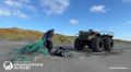 500 кг «призрачных» сетей собрал сотрудник нацпарка на побережье