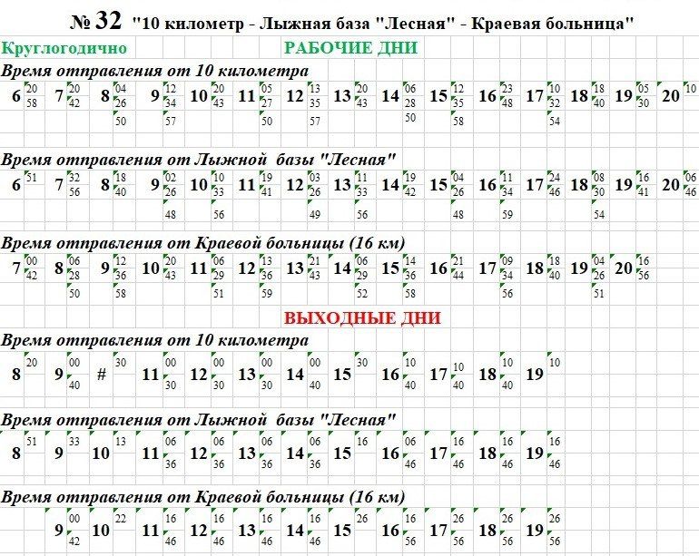 До краевой больницы можно доехать на автобусах №32 и №101к