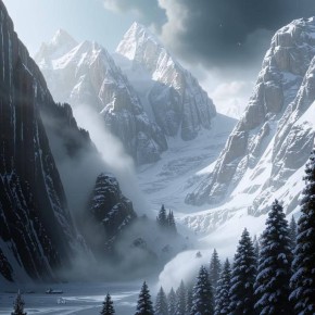 Снежная лавина сошла вблизи одного из месторождений на Камчатке