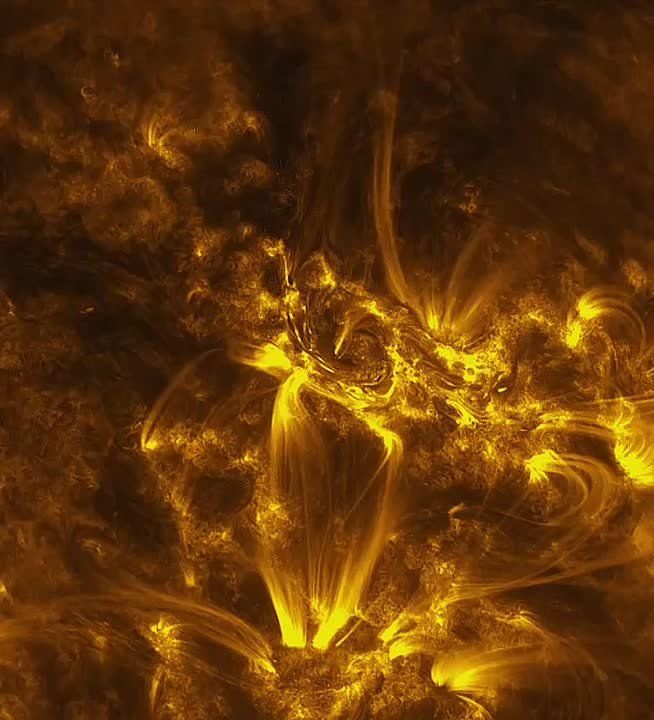 Золотой пегас над Солнцем. Новая вспышка на Солнце по форме напомнила астрономам золотого пегаса