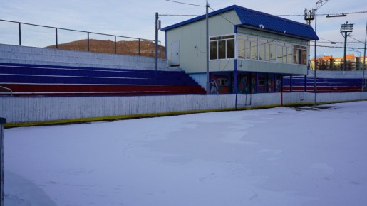 АО «СиГМА» оказало финансовую помощь МАУ «Елизовский городской спортивный физкультурно-оздоровительный центр» в приобретении павильона (раздевалки) для посетителей городского катка