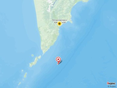 Ощутимое землетрясение произошло у берегов Камчатки