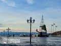 В центре Петропавловска-Камчатского начали устанавливать Ёлку!