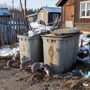 В камчатском селе Тигиль чиновники год не травили крыс и насекомых на мусорке