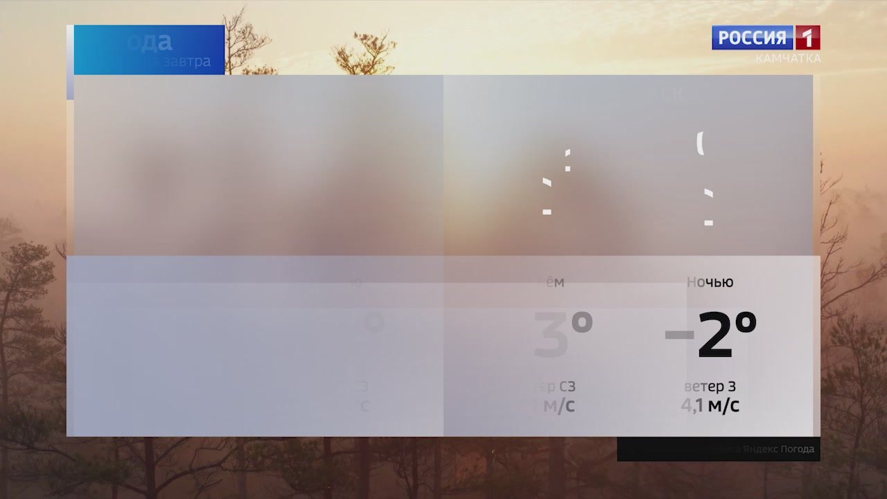 Какая камчатцев ждет погода завтра, в среду, 19 ноября?