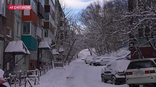 Столица Камчатки после снегопада • Без комментариев