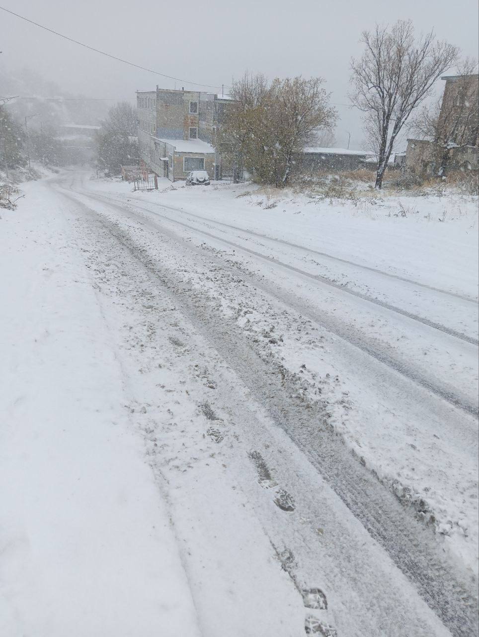 Зима на юге Камчатки задержалась на две недели