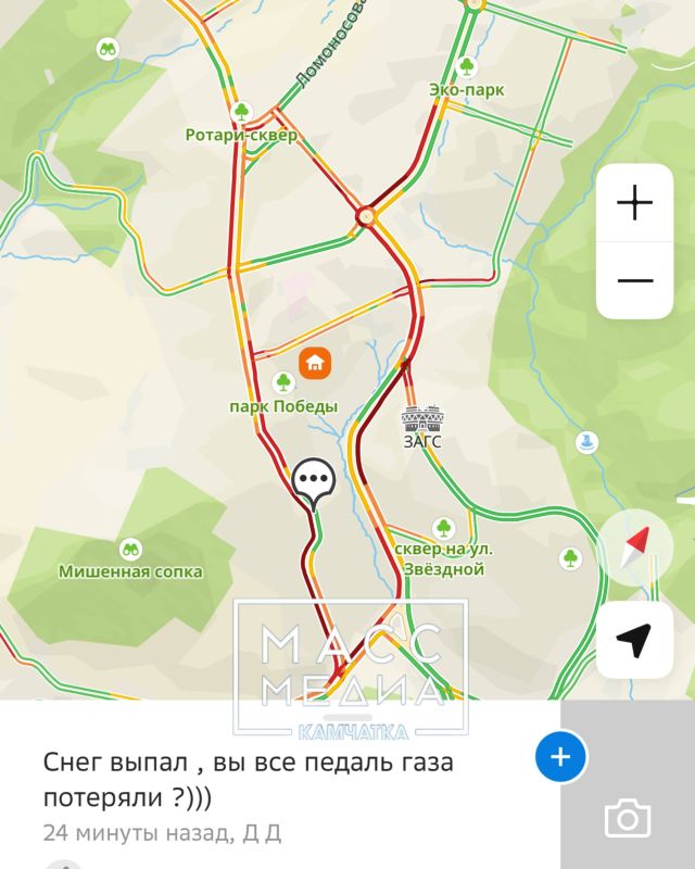 Столицу края сковали утренние пробки