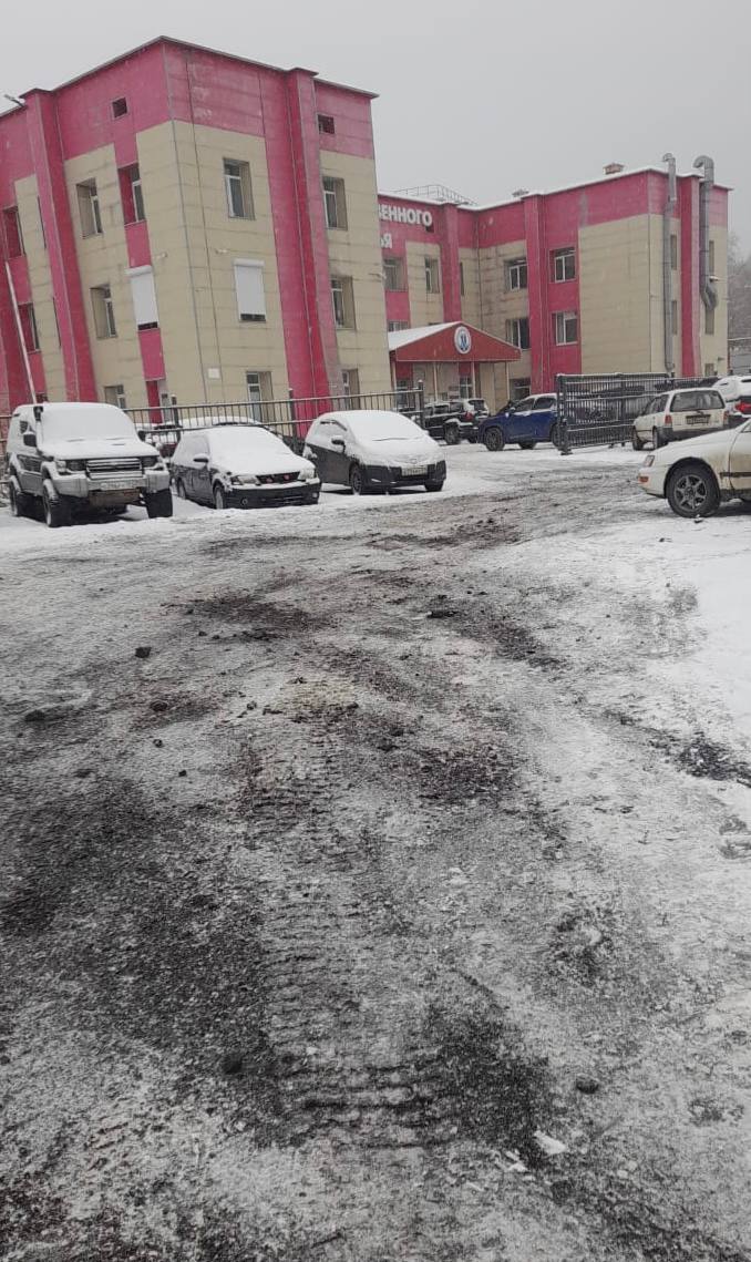 Город в зоне влияния затяжного циклона Город в зоне влияния затяжного циклона