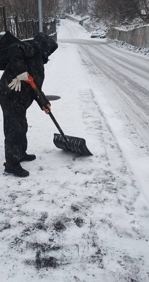 Город в зоне влияния затяжного циклона Город в зоне влияния затяжного циклона