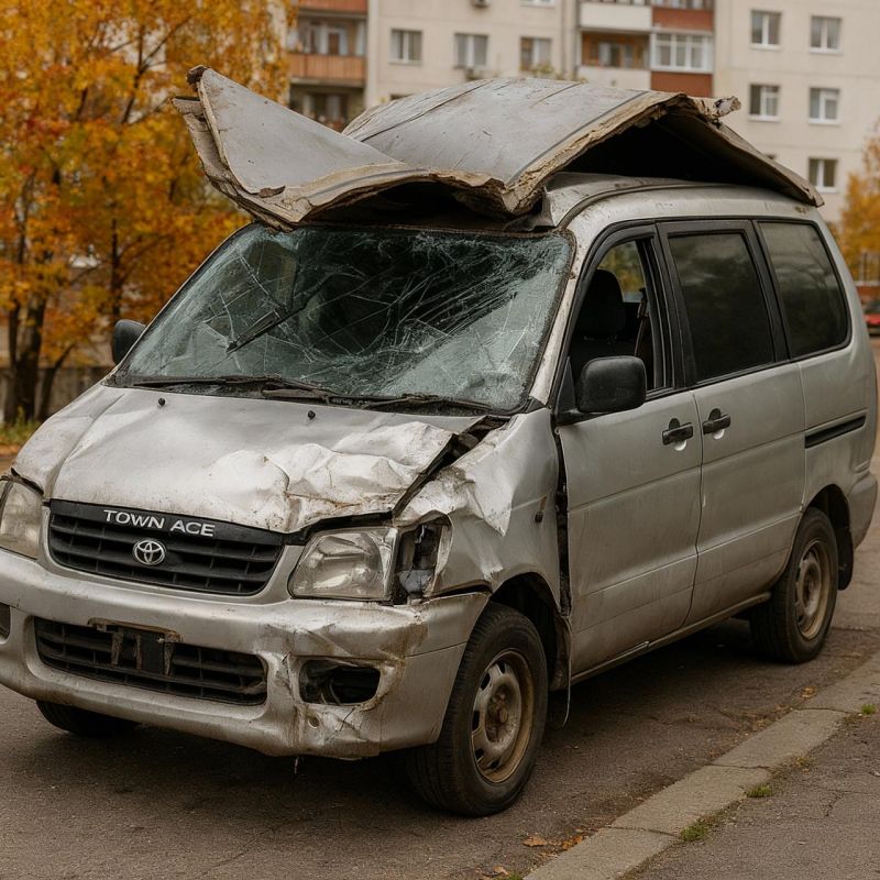 Управляющая компания на Камчатке выплатит более 750 тысяч рублей хозяевам микроавтобуса, разбитого куском кровли