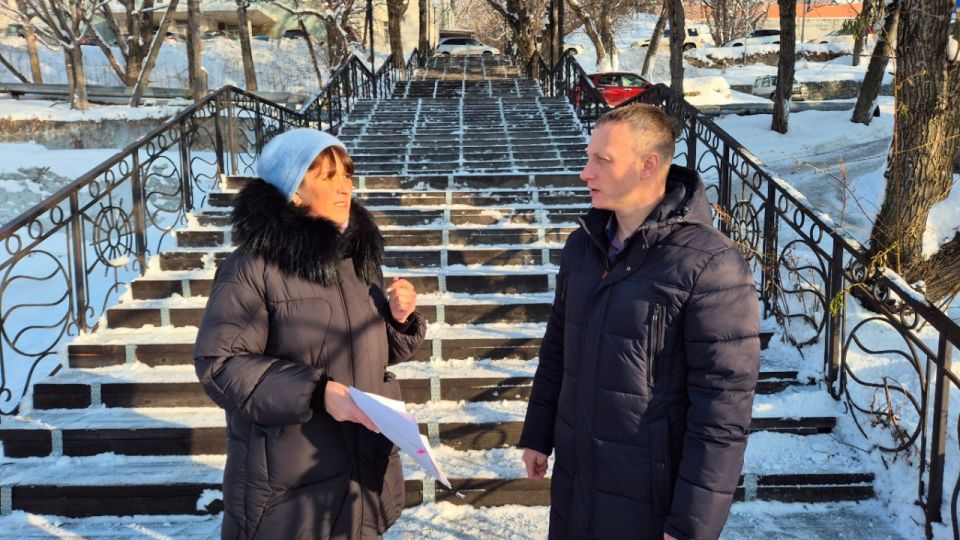 Глава города Евгений Беляев: Благоустройства лестничных переходов в историческом центре Петропавловска-Камчатского стало возможным благодаря участию жителей