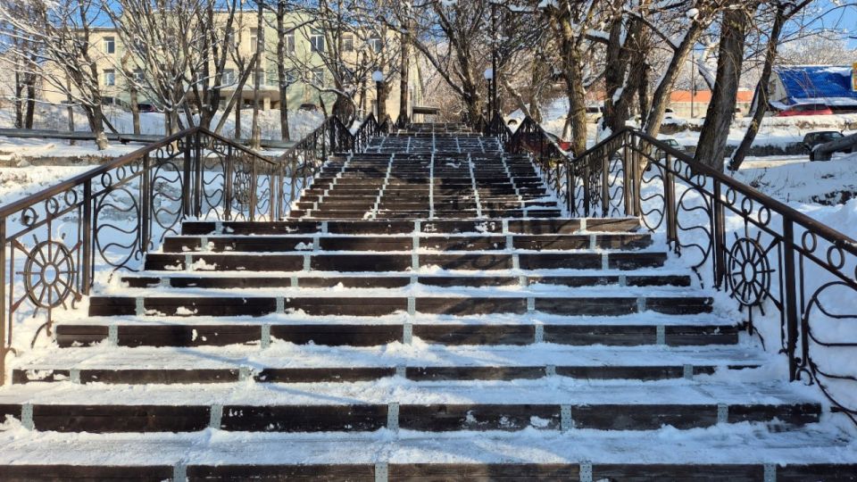 Три лестницы в центре Петропавловска-Камчатского отремонтируют в ближайшие годы