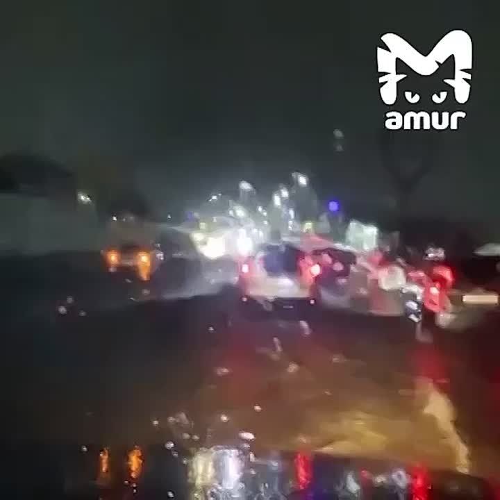 Автоутопленники появились на дорогах Петропавловска-Камчатского после циклона