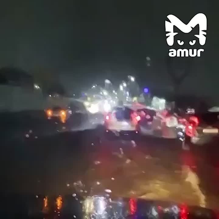 Автоутопленники появились на дорогах Петропавловска-Камчатского после циклона