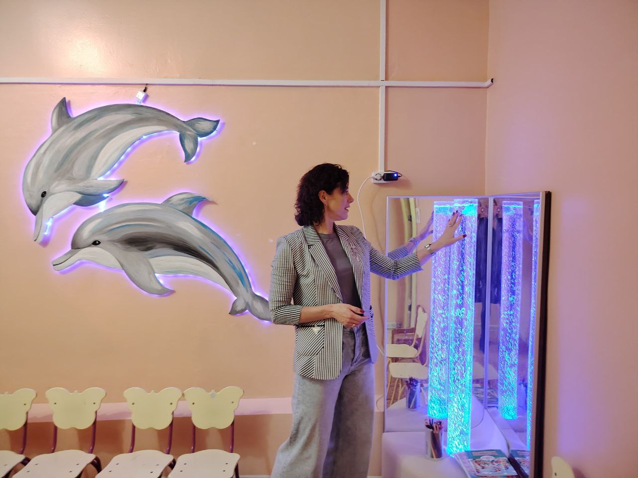 Анна Рудковская оценила работу соляной комнаты в детском саду «Рябинка» Анна Рудковская оценила работу соляной комнаты в детском саду «Рябинка»