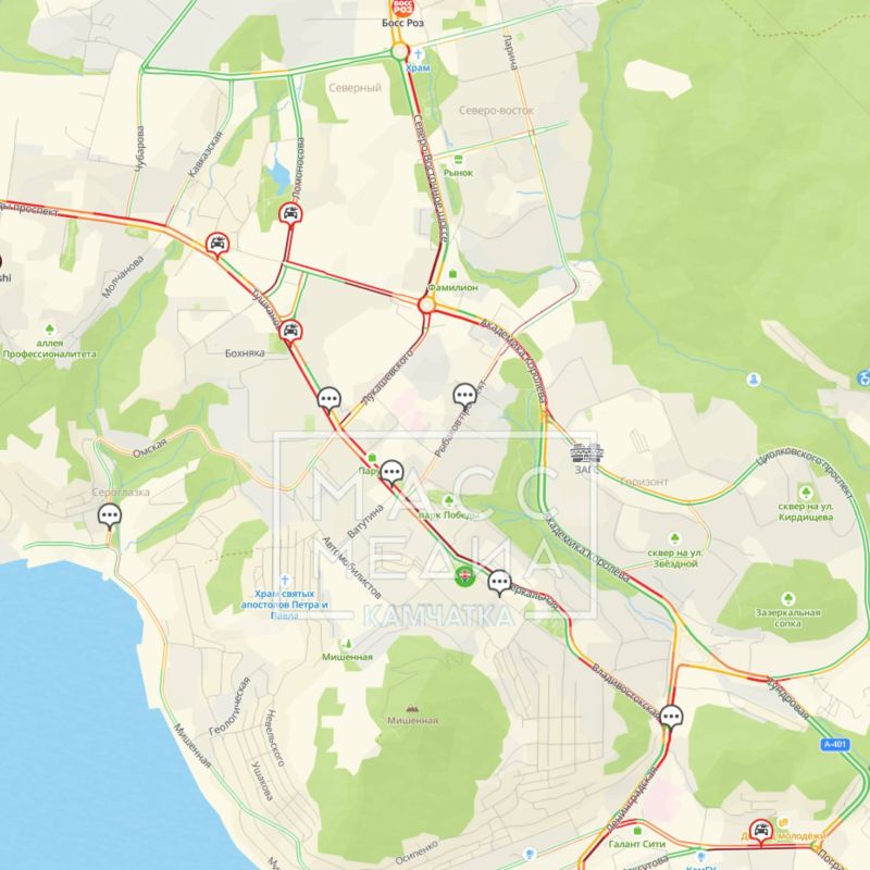 Краевая столица стоит. Почти весь бывший Октябрьский район скован пробками