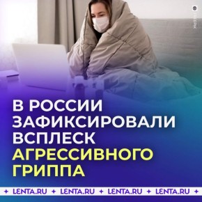 Число случаев агрессивного гриппа стремительно растёт