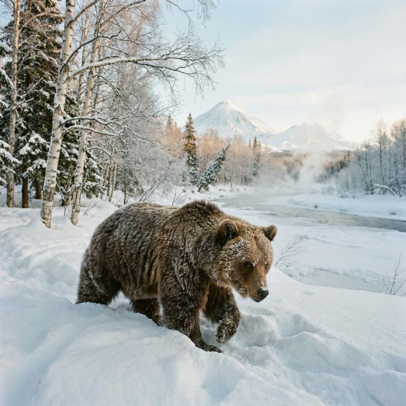 На Камчатке более десяти медведей задерживаются с уходом в спячку