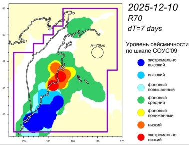 Почти 30 афтершоков произошло за неделю у берегов Камчатки