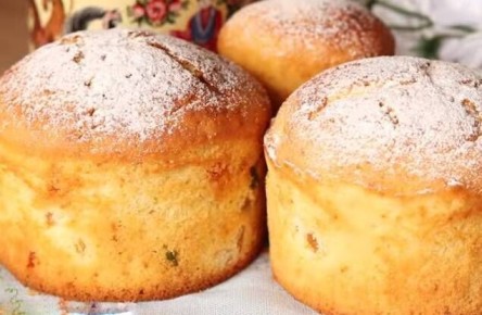 Пасхальный кулич на кефире: быстро и просто