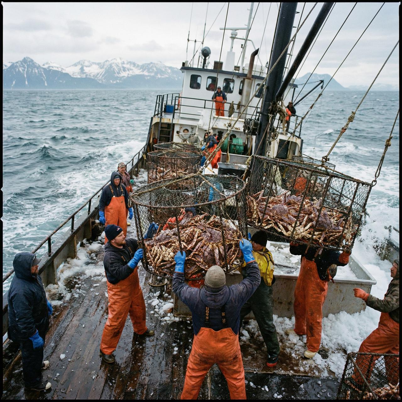 Рыбаки с начала года добыли у берегов Камчатки более 26,5 тысяч тонн крабов