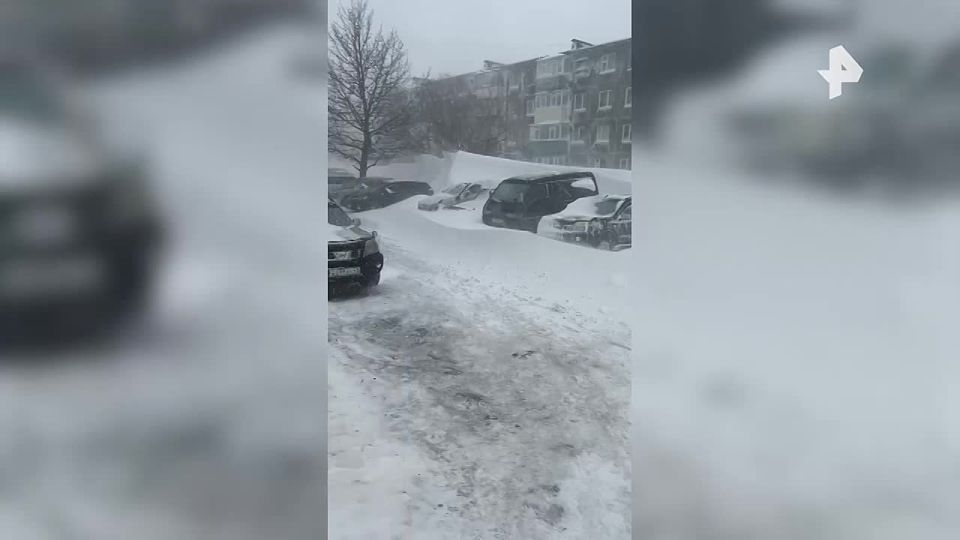 Снежный Армагеддон парализовал движение на Камчатке — циклон принес осадки, штормовой ветер и гололед