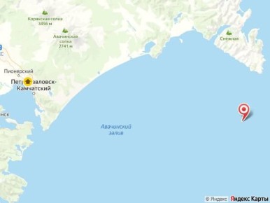 Камчатку вновь потрясло. Время: 10:18