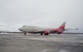 На Камчатку впервые прибыл двухэтажный Boeing 747-400