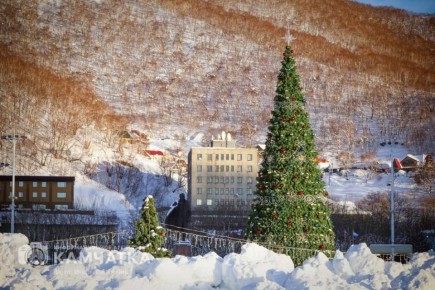 В Петропавловске-Камчатском продолжаются новогодние развлечения #Фоторепортаж