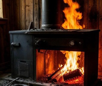 На Камчатке из-за неправильной топки в минувшем году сгорели 17 домов