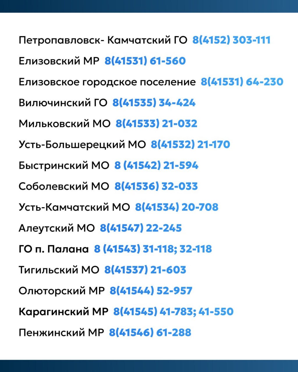 В преддверии пурги жителям Камчатки напомнили номера телефонов экстренных служб