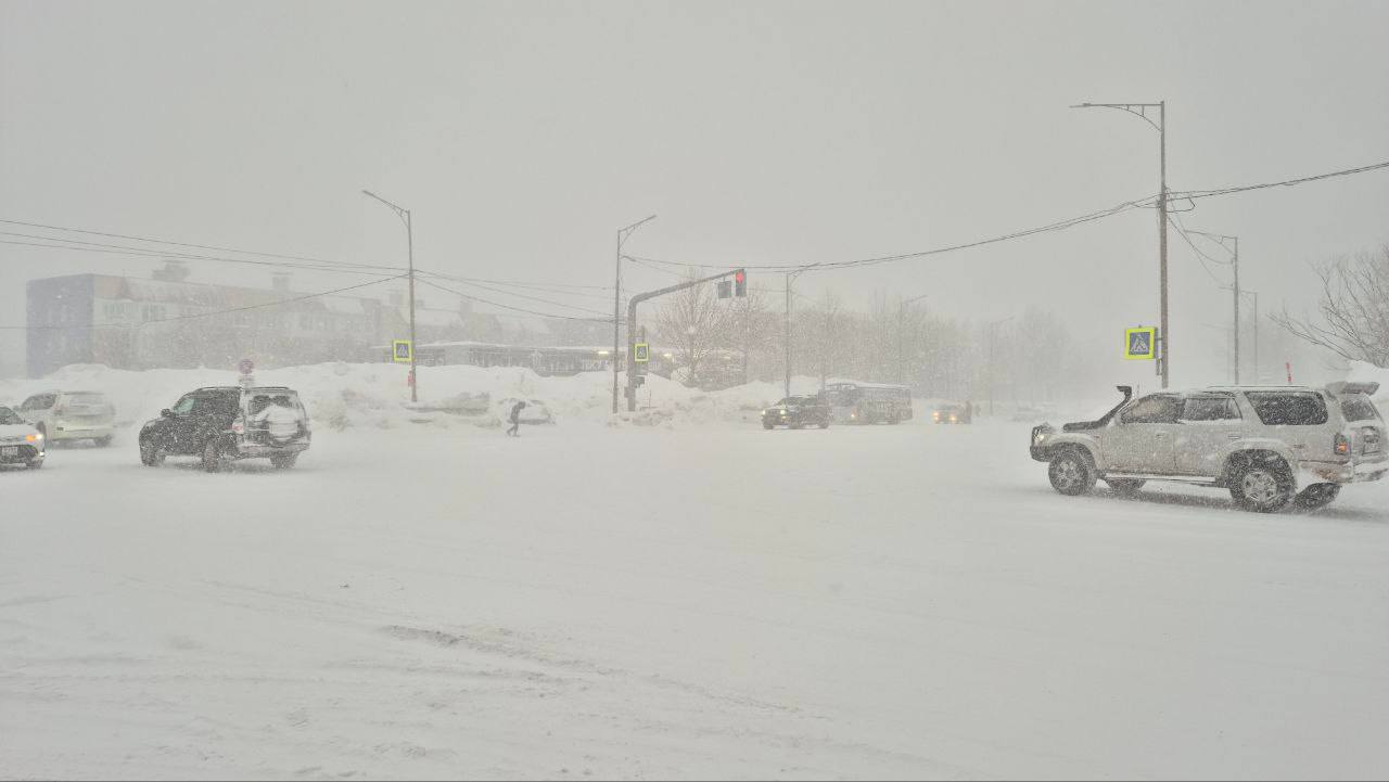 Петропавловск-Камчатский находится в зоне влияния циклона