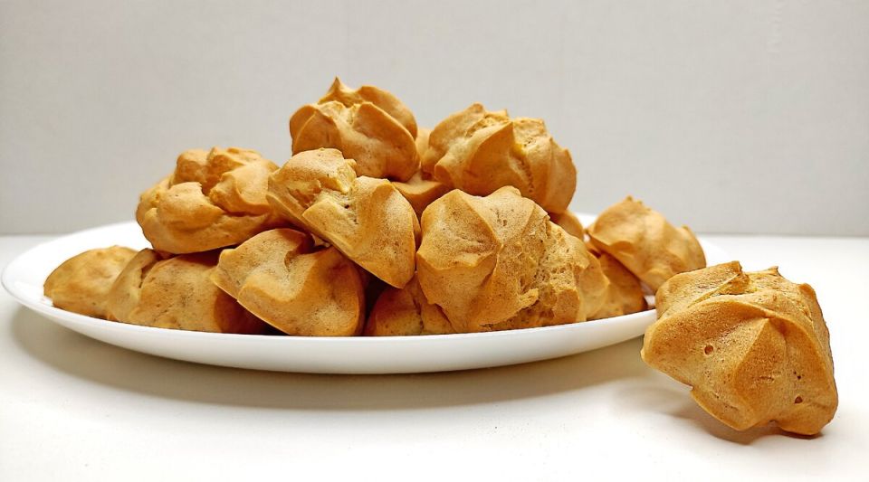 Пп профитроли с кокосовым кремом без лактозы и сахара