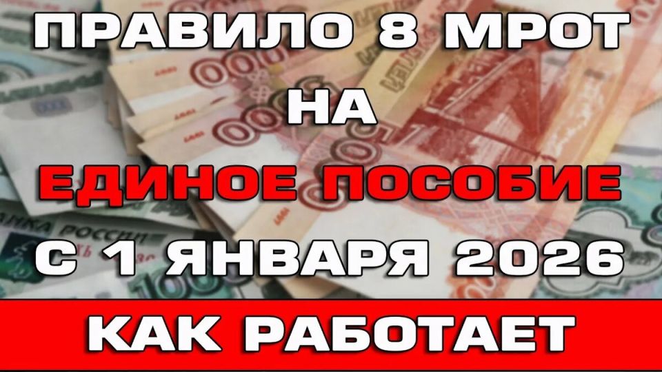 Правило 8 МРОТ: что нужно знать о новом порядке единого детского пособия в 2026 году
