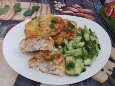 Сочные котлеты из куриного филе с сыром