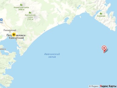 Землетрясение магнитудой 5.0 произошло у берегов Камчатки