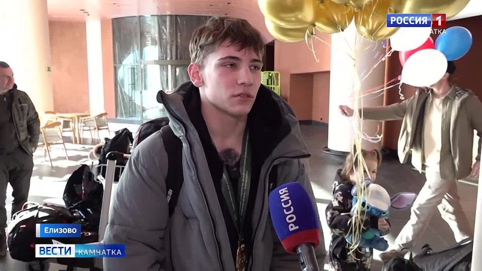 Камчатка встречает спортсменов