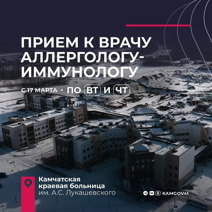 Аллерголог-иммунолог начнет работу в Камчатской краевой больнице им