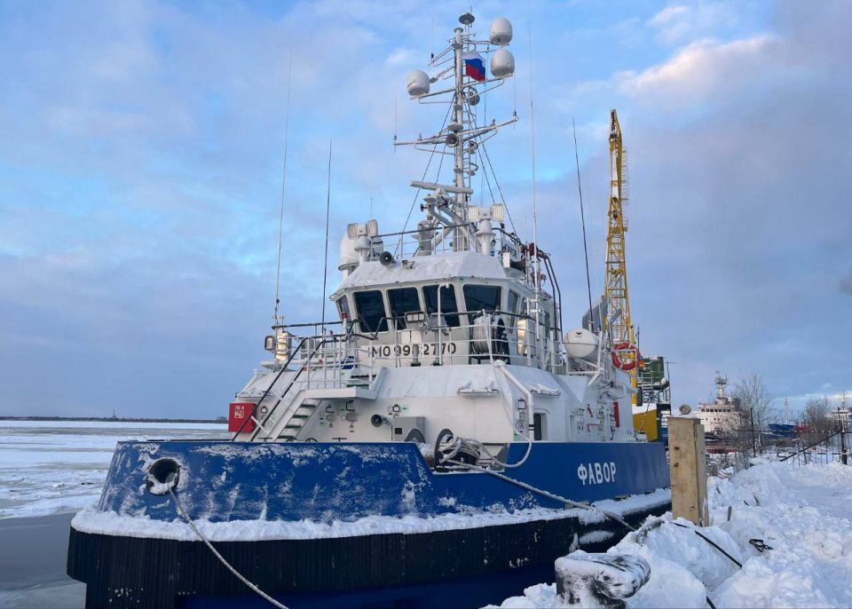 Российский морской регистр судоходства выдал квалификационные документы на пятый арктический буксир-спасатель проекта NE025 «Фавор»